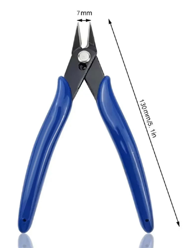 Diagonal Pliers Carbon Steel Pliers Electrical Wire Cable Cutters , Wire Snips for Electronics Soft Copper Jewelry