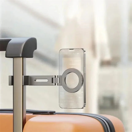 1pcs Adjustable Magnetic Phone Holder Travel Essentials Flexible Rotation Hands-Free Airplane Phone Mount Seat Phone Stand