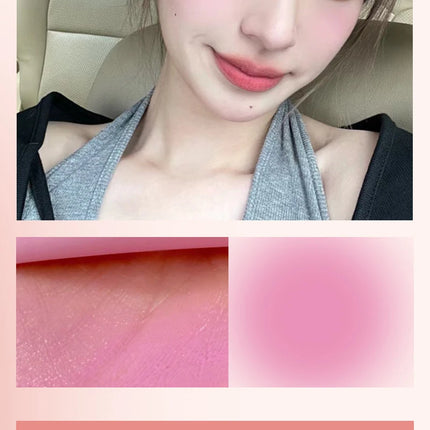 Monochrome Liquid Blusher Lightweight Color Rendering Natural Brighten Matte Rouge Blush Waterproof Facial Contouring Cosmetics