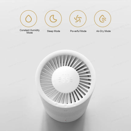 MIJIA Mist-Free Humidifier 3nd 400 mL/h,Model CJSJSQ05ZMZ,29.4dB(A) Quiet Operation,4L Water Tank,CN Version With Adapter