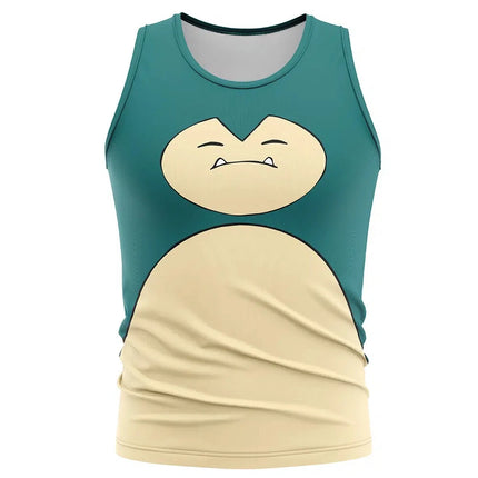 2026 Cool and Stylish New Pokemon Bhikkhu Pattern Summer Breathable and Loose 3d Printed Casual Vests for Boys and Girls