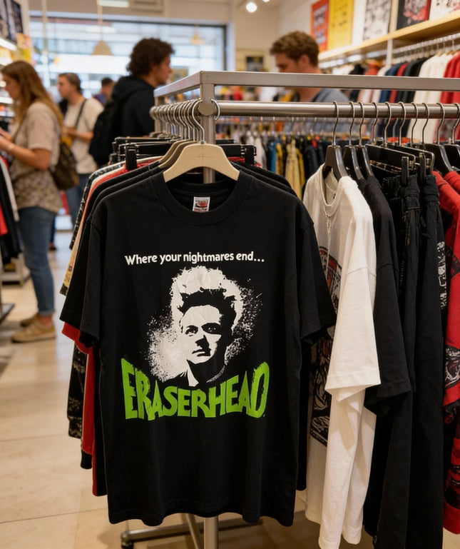 Rubber Head "movie Retro T-shirt Men's T-shirt Summer New Item Suitable for Both Men and Women Casual Fashion T-shirt