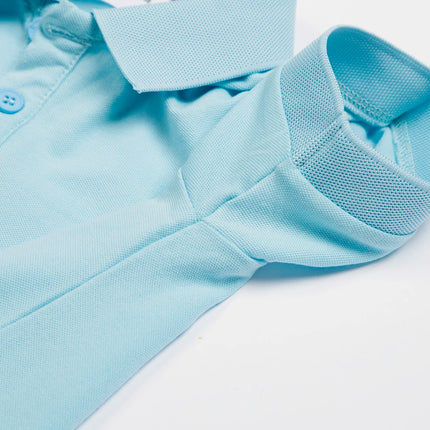 Mudkingdom Boys Polo Shirt Short Sleeve Solid Color Trendy Soft Comfy Lightweight Casual Daily Toddler Tops for Little Boy