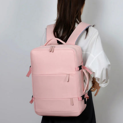 2024Men Women's Bag Large Capacity Journey Multifunction Backpack With Shoe Storage Multilayer Dry And Wet Separation Waterproof