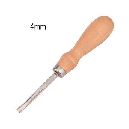 4-16mm Leather Craft Edge Beveler Skiving Beveling Knife Thinning Pushing Grooving Trench Leathercraft Handwork DIY Cropping Cut