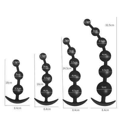 3/4/5/6 Huge Anal Beads Hard Silicone Anal Balls Sex Toys For Women Men Prostate Massage Big Butt Plug Anal Dilation Masturbator