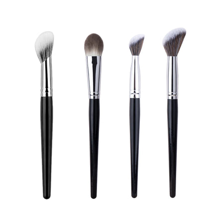 Peach Heart Blusher Brush Powder Blush Cream Liquid Blush Makeup Brushes Flat Small Precise Blush Brush Makeup Tools