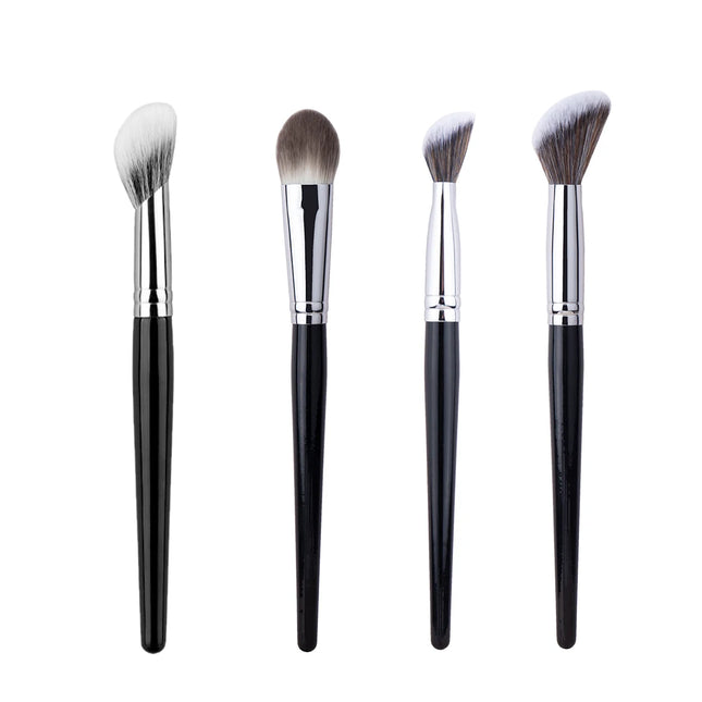 Peach Heart Blusher Brush Powder Blush Cream Liquid Blush Makeup Brushes Flat Small Precise Blush Brush Makeup Tools
