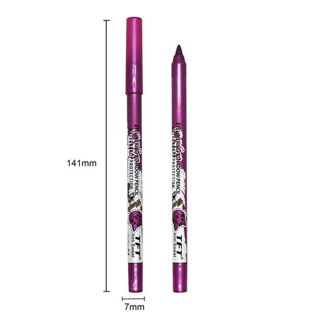 Pearlescent Matte Long-lasting Eye Liner Pencil Waterproof High Pigment Smooth Eyeliner Gel Pencil Women Eye Makeup Cosmetic