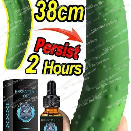Penis Permanent Thickening, Increase XXL Growth Enlargement Massage Men's Cock Erection Lubricant Plant Extracts Massage Oil