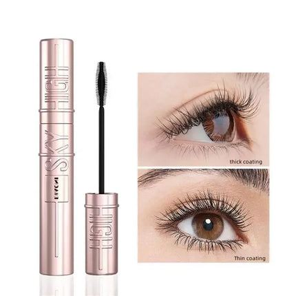 DIAONI Sky-high Thick Curling Mascara Natural Nude Makeup Extremely Fine Waterproof Non-smudge Long-lasting Slim Mascara