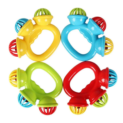 1/4PCS Newborn Hand Rattle Ball Baby Toys Grasping Hand Bell Sensory Toys Kids Safety Materials Toys for Baby Children
