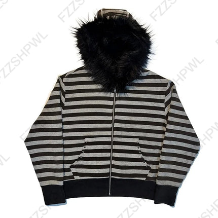 Fashion Cute Casual Y2K Hooded sweatshirt Streetwear High street Y2K Long sleeve Top Classic Minimalist Clothes Unique Hip Hop