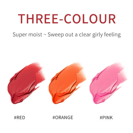 Creamy Blush Makeup Multi Stick For Eyes Lips & Cheeks Rouge Moist Pink High Color Rendering Tint Blusher Brightening Skin Tone