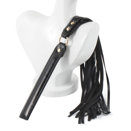 High Quality PU Leather Bondage Kit Restraints Handcuff SM Collar Mouth Ball Gag Flogger Bondage Tape Sex Toys For Couples