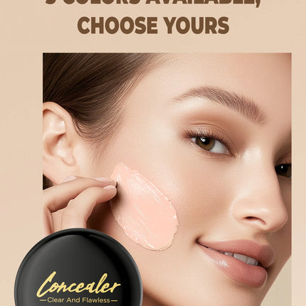Full Coverage Concealer Cover Anti Dark Circle Freckle Waterproof Foundation BB Cream Concealer for Face Makeup Base Cosmetics