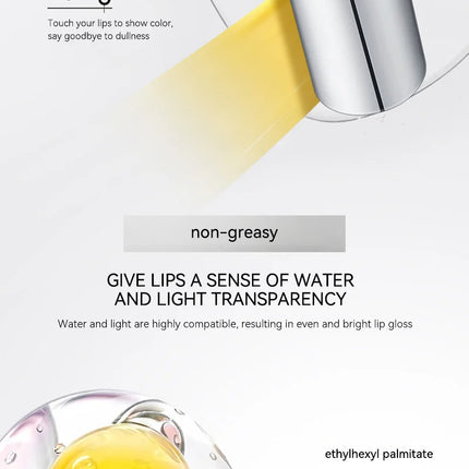 Gecomo Temperature Color Change Lip Balm Long-Lasting Hydration Soft Moisturizing Deep Nourishment Fine Glitter Anti-Wrinkle Enhance Complexion Lip Care