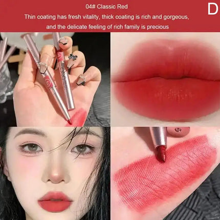 Matte lipliner Long-lasting Automatic Lip Liner Lipstick Lip Pencil Line Pen Beauty Waterproof Moisturizing