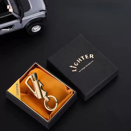 2026 New Multifunctional Match Kerosine Lighter Keychain Outdoor Waterproof Portable Igniter Smoking Accessories Gift Wholesale