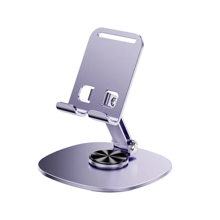 Rotating Table Cell Phone Holder Support Desktop Stand for IPad Samsung IPhone 15 14 13 Mobile Mount