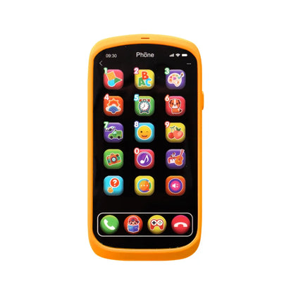 Children Touch Screen Phone Toy Simulation Mobile Cellphone English Learning Machine With Light Boys Girls Early Education Toys