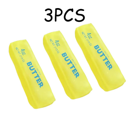Moldable Butter Stick Squishy Toy Vaseline Filled Stress Relief Butter Cheese Bar Squeeze Fidget Toy Decompression Vent Toy