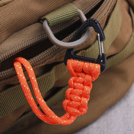 Triangular Buckle 7-Core Paracord Rope Keychain Handmade Survival Key Ring Men Women Outdoor Camping Car Hiking Backpack Gift