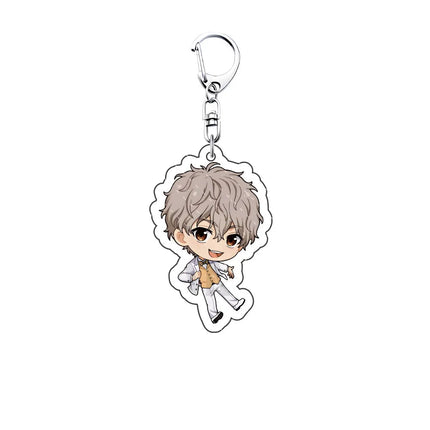 Anime WIND BREAKER 6cm acrylic Keychain key chain big stand brand Sakura-harusugita Keitaro  decoration key ring Gift