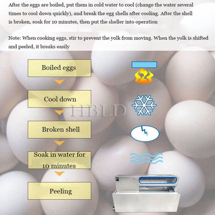 Commercial Automatic Egg Peeling Machine Duck Egg Peeling Equipment for Kitchen Use