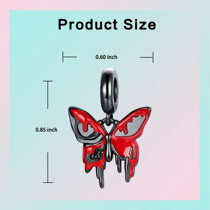 Original Charms 925 Sterling Silver Butterfly Pendant Dragonfly Flowers Bead For Women Necklace DIY Bracelet Fine Jewelry Gift