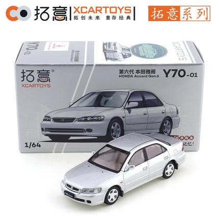 XCARTOYS 1/64 HONDA Accord Gon.4 Car Alloy Toys Motor Vehicle Diecast Metal Model Kids Xmas Gift Toys for Boys