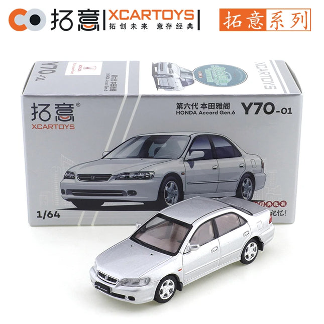 XCARTOYS 1/64 HONDA Accord Gon.4 Car Alloy Toys Motor Vehicle Diecast Metal Model Kids Xmas Gift Toys for Boys