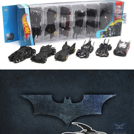 1:64 Batmobile Alloy Set Model 6th Generation Chariot Car Diecast Alloy Car Model Collectible