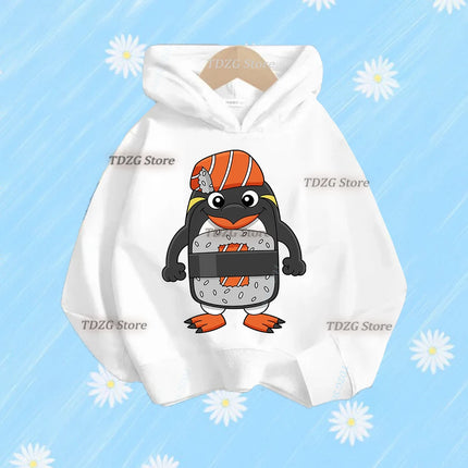 Funny Italian Brainrot Warm Children's Hoodies Cartoon Tung Tungtung Sahur Cappuccino Assassin Girls Boys Kids Hooded Sweatshirt