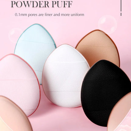 50/100PCS Mini Finger Puff Makeup Sponge Puffs Concealer Foundation Air Cushion Cosmetic Tool Dry Wet For Women Beauty Wholesale