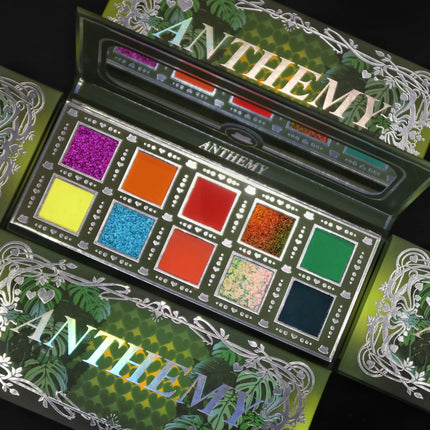 Anthemy 12 Color Eyeshadow Palette Backlight Butterfly Matte Chameleon High Pigmented Shimmer Flash Spotlight Eye shadow