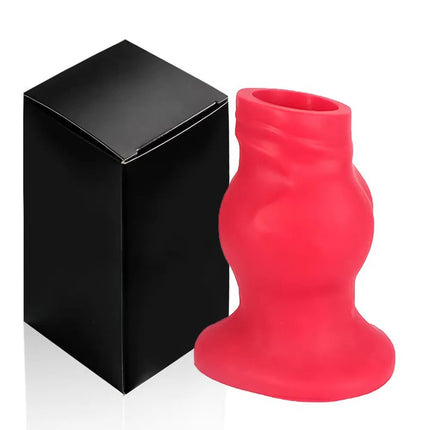 Hollow Anal Plug Soft silicone Buttplug satiety anal dilation fisting sex toys for women men BDSM Hollow Dildos Speculum 18+
