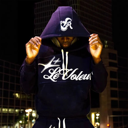 Autumn and winter fashion brand letter printed loose sweatshirt Y2K hip-hop street wear men's and women's pullover casual tops