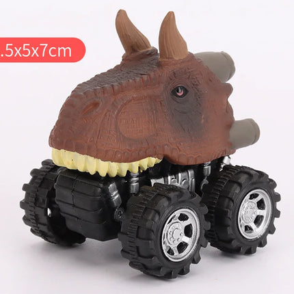 Dinosaur Toys Pull Back Cars Mini Monster Truck Car Toy Set for Kids Toddlers Boys Girls Gifts