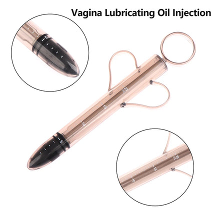 20ml Sex Toys Lubrication Cleaner For Couples Anus Vagina Enema Lubricant Oil Injection Syringe Tool
