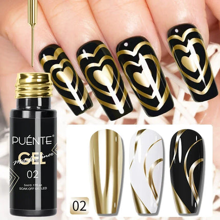 7.5ML Amber Moonlight Cat Magnetic Gel High Glossy Luxury Coffee Series Cat Eye Gel Soak Off UV Semi-Permanent Nail Art Varnish