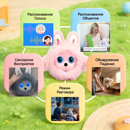 Kbao AI Cute Smart Desktop Toy, Companion Robot for Kids and Adults, ChatGPT Voice Interactive Electronic Pet Toy.