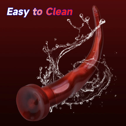 Super Long Deep Anal Whip Large Sucker Dildo Prostate Massager Stimulation Anal Plug Dilator Gay Sex Toy For Adult Buttplug 18