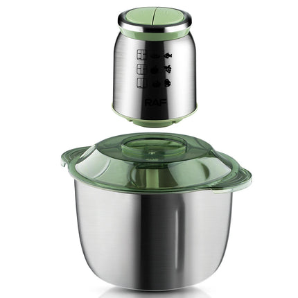 5L Electric Meat Grinder Stainless Steel Garlic Chopper Meat Mincer 1000W Food Processor Blender Machine for Kitchen Mixer 220V