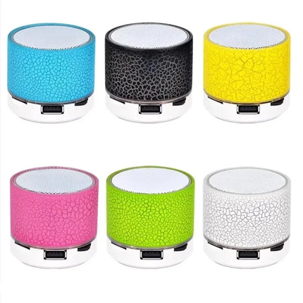 Bluetooth Mini Speaker Wireless Sound Box Colorful LED TF Card USB Subwoofer Portable MP3 Music Player For PC Phone