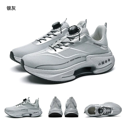 Family carbon plate running shoes for Boys Big Boys Student rotating button Technology TPU+ Popcorn high pop sneakers for girls