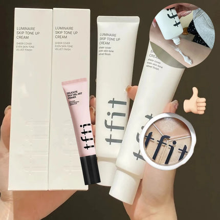 TFIT Facial Makeup Foundation Concealer 36/100g Makeup Primer Invisible Pore Light Oil-Free Base Dark Circle Correct Makeup
