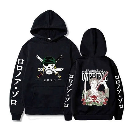 New One Piece Solo Anime Printed Hoodie Unisex Top Sports Hoodie Harajuku Style Hoodie