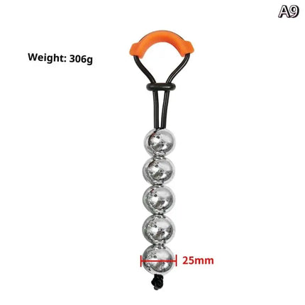 1Pcs Male Penis Ring Weight-Bearing Cock Ring with Steel Ball Heavy Stretcher Penile Training Exercise Device for Erection