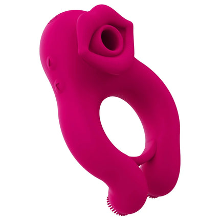 Delayed Ejaculation Penis Ring Sex Shop Soft Material Cock Ring Sucking Clit Stimulator Scrotum Massager sex Toys for Couple